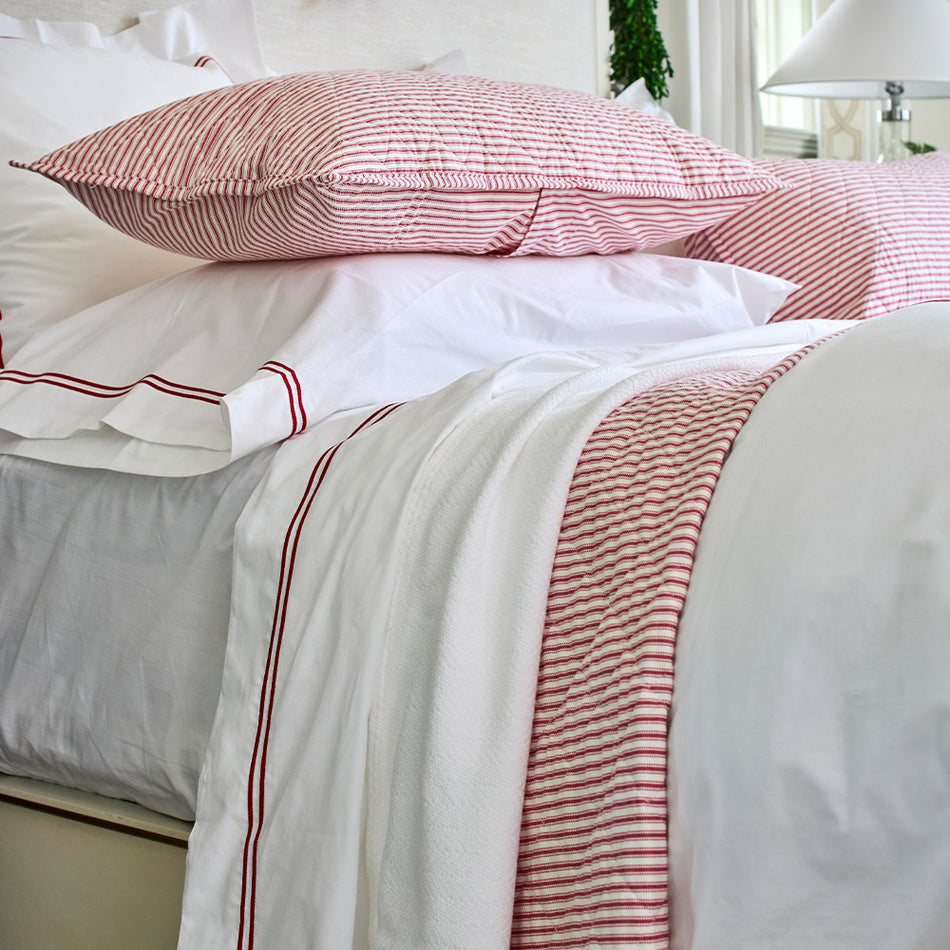 Ticking Stripe Classic Quilt